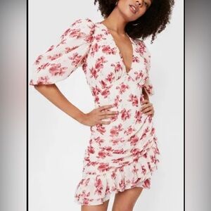 Puff Sleeve Floral dress